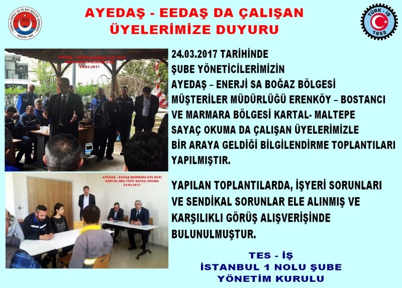 AYEDAŞ BİLGİLENDİRME