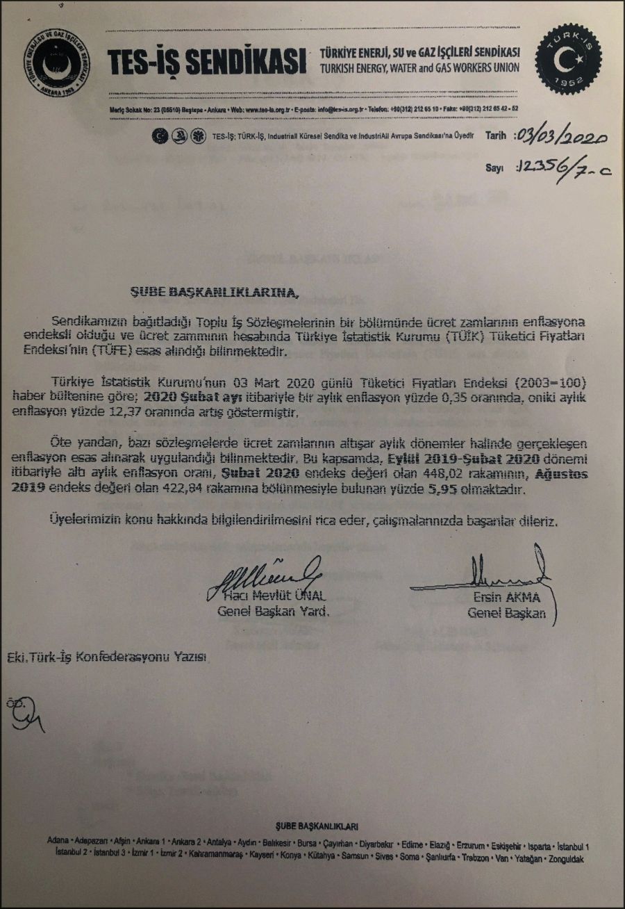 şube başkanlıklarına