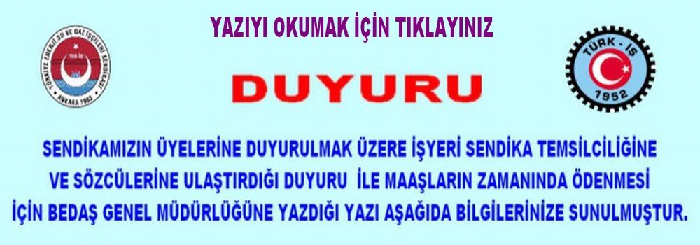 DUYURU