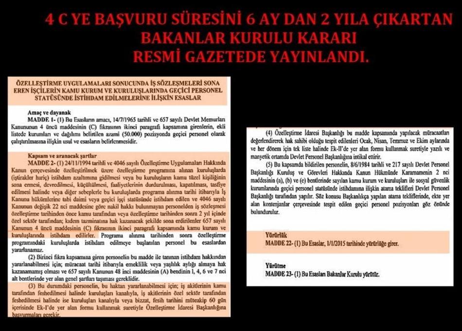 4 C BAŞVURU SÜRESİ