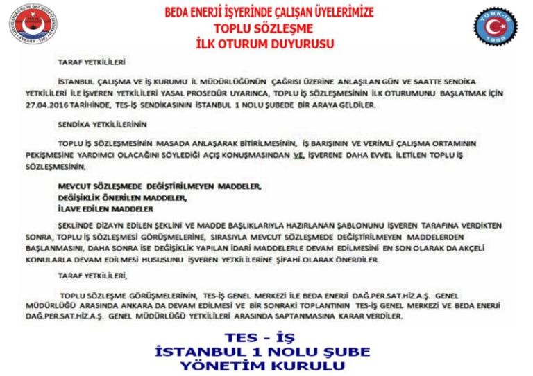 BEDA 2.DÖNEM İLK OTURUM TUTANAĞI