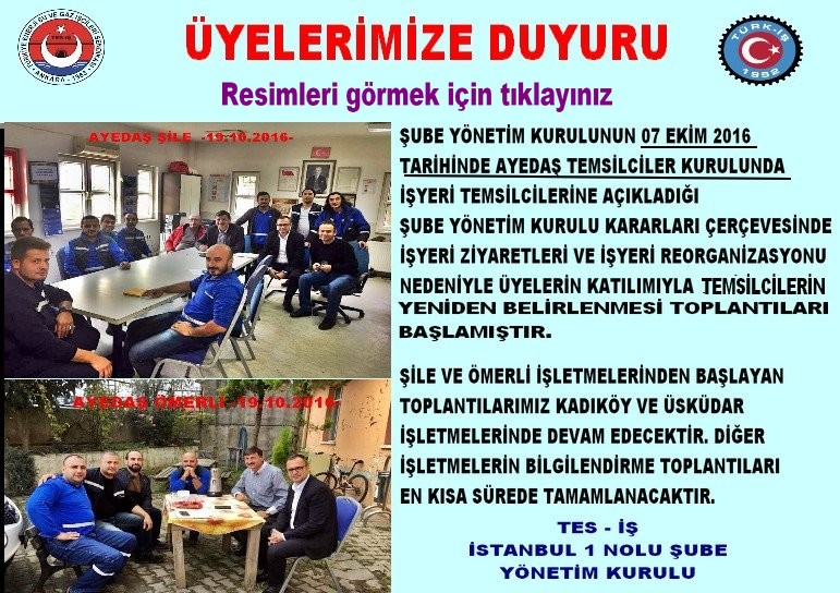 AYEDEŞ ŞİLE ÖMERLİ BİLGİLENDİRME