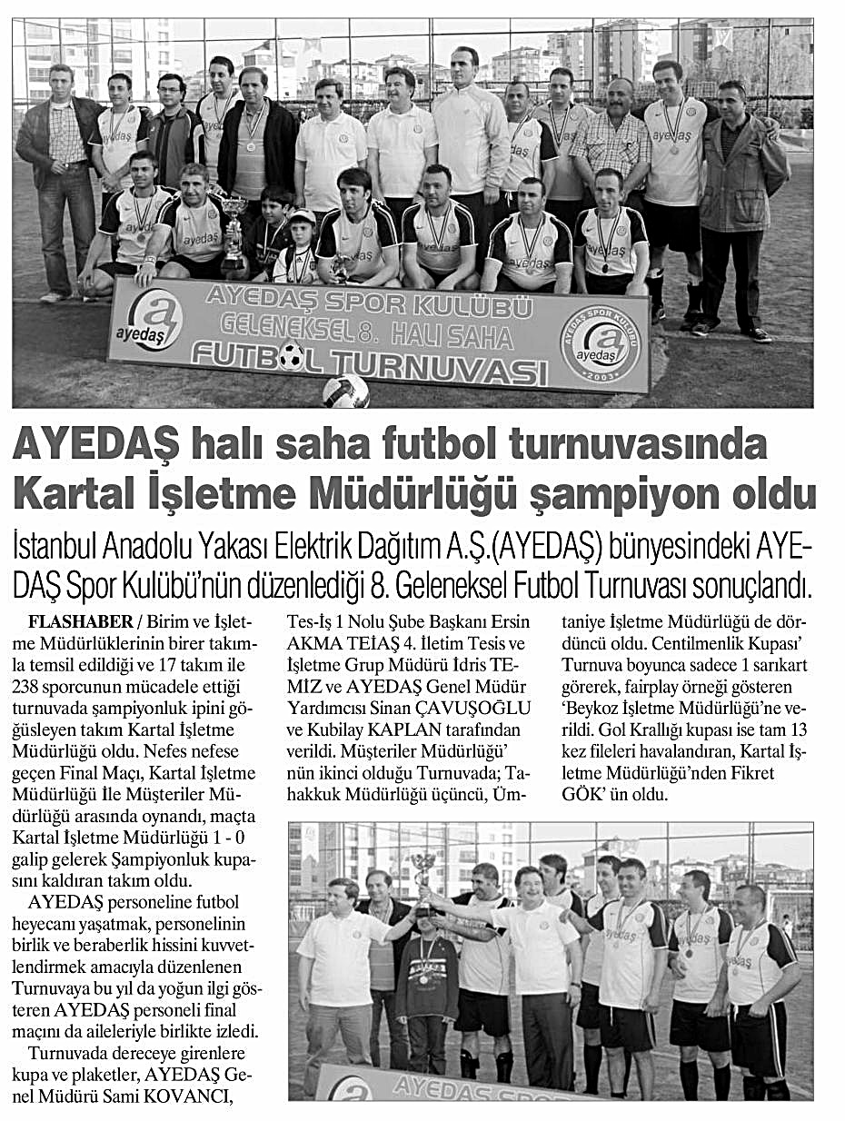 AYEDAŞ HALI SAHA TURNUVASI