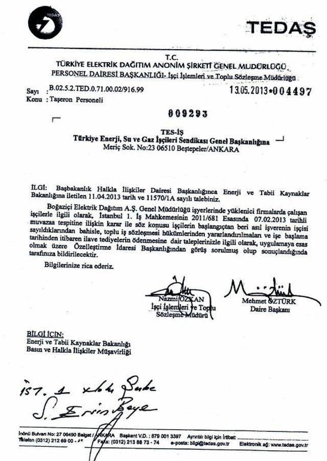 ÜYELERİMİZE DUYURU