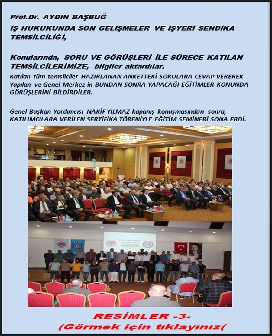 4.dönem temsilci eğitimi