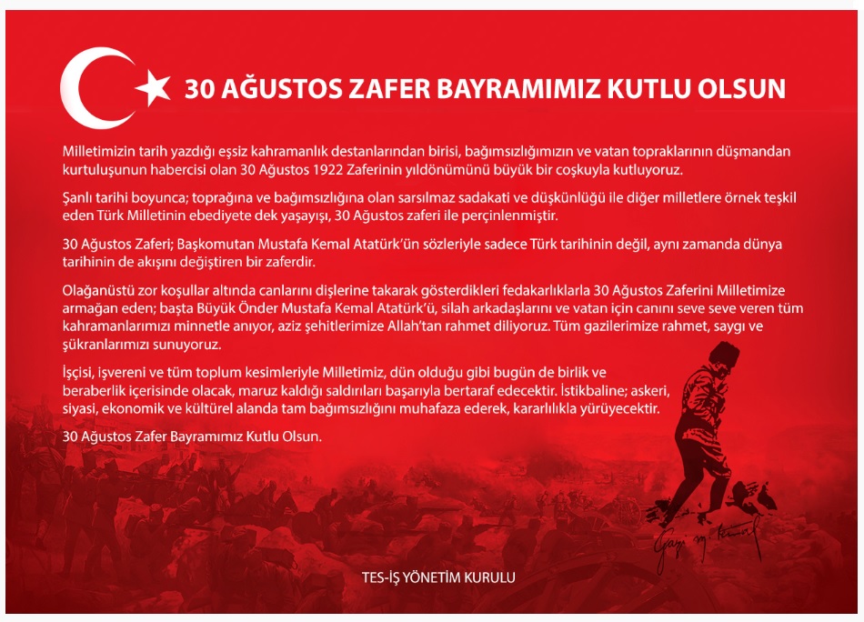 30 AĞUSTOS 2018