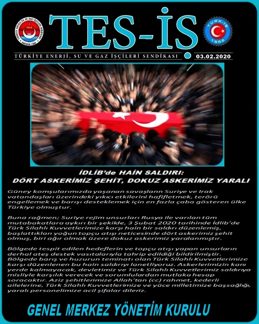 İDLİB DE 4 ŞEHİT