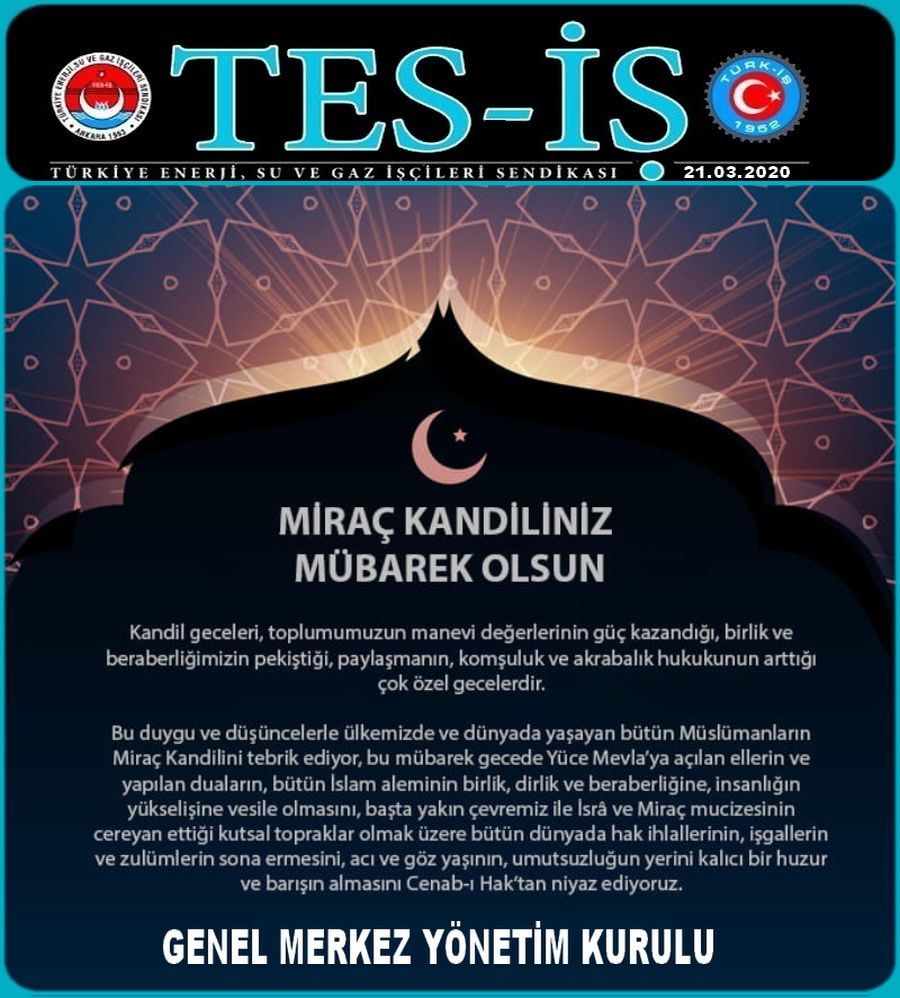GENEL MERKEZ MİRAÇ KANDİLİ