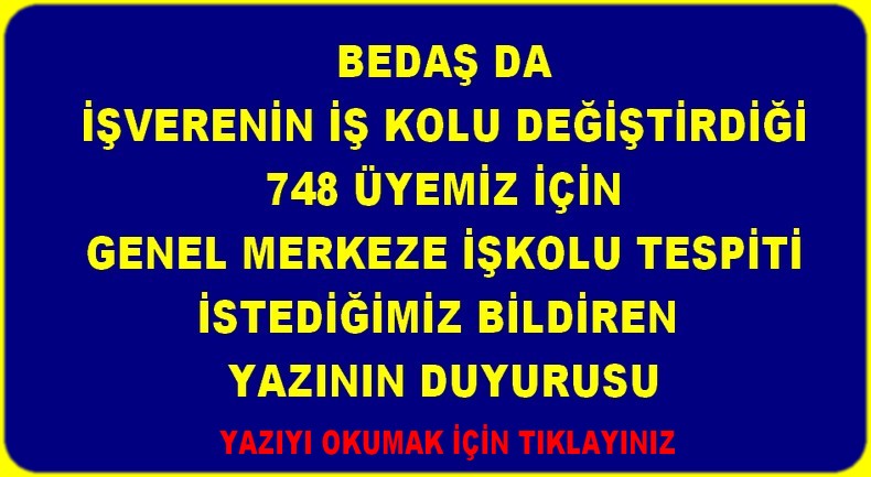 İŞKOLU TESPİT