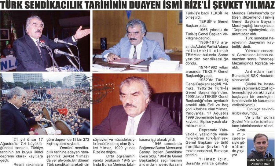 ŞEVKET YILMAZ