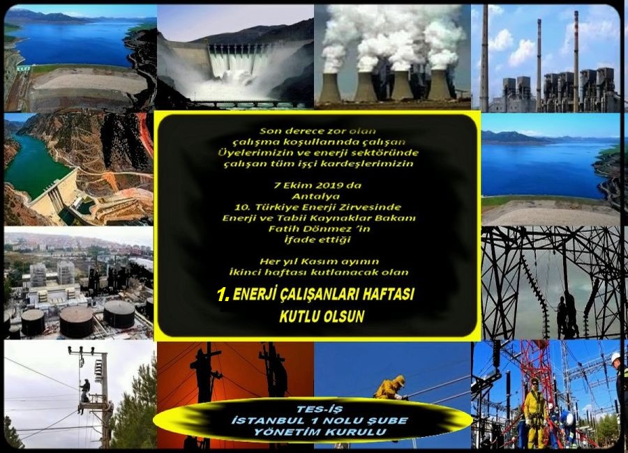 1.ENERJİ ÇALIŞANLARI HAFTASI