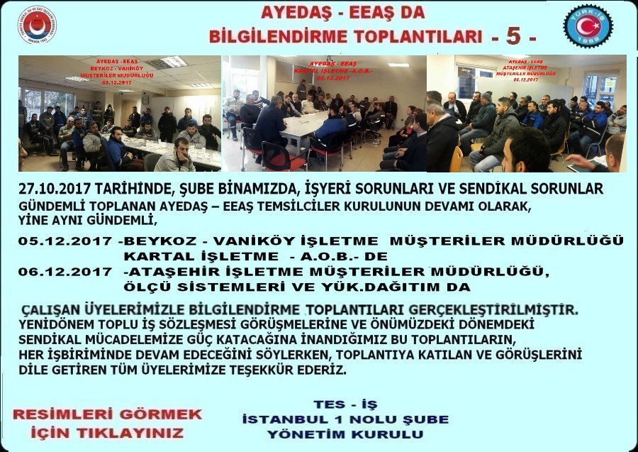 AYEDAŞ BİLGİLENDİRME -5-