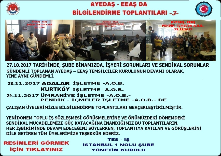 AYEDAŞ BİLGİLERDİRME 3