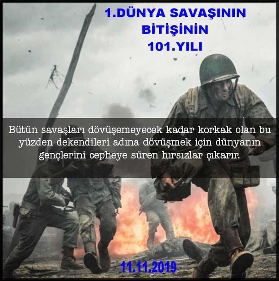1.DÜNYA SAVAŞININ BİTİŞİ 101.YIL