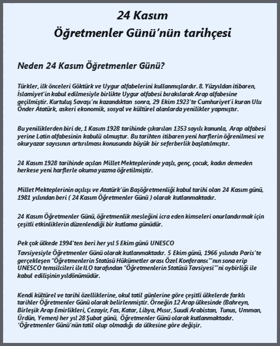  NEDEN 24 KASIM