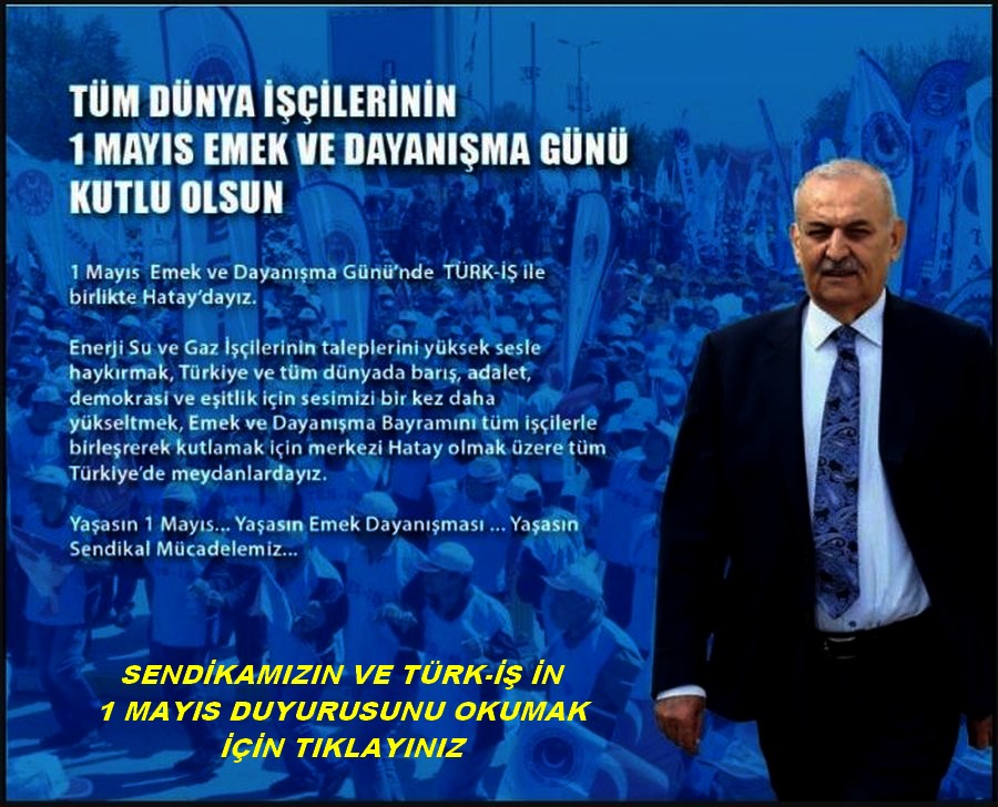 1 MAYIS 2018 DUYURUSU
