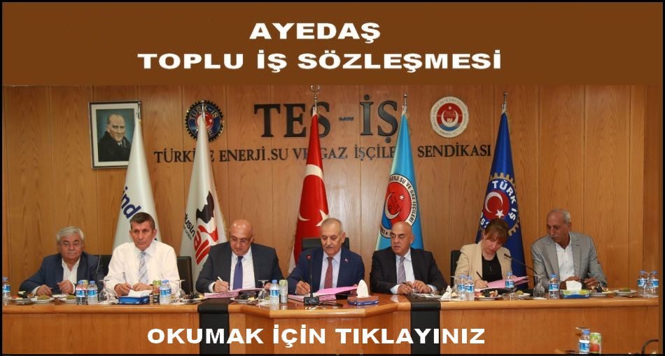 AYEDAŞ TOPLU İŞ SÖZLEŞMESİ