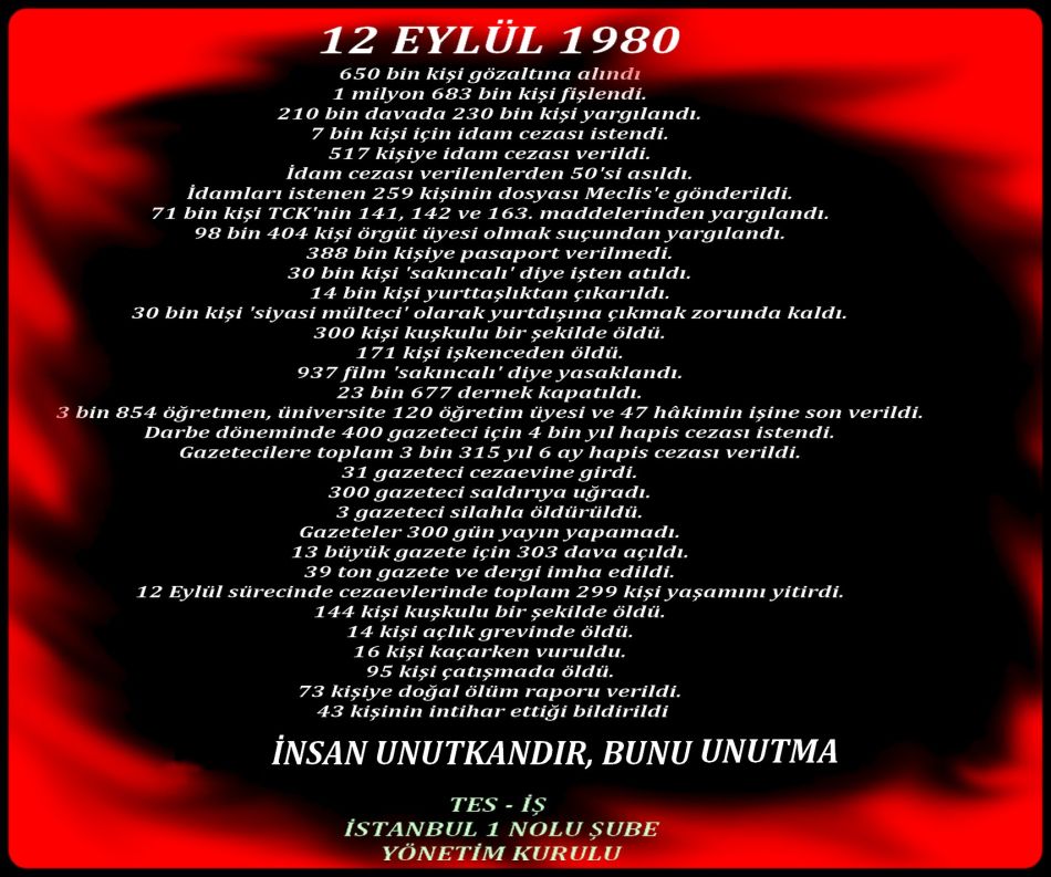 12 EYLÜL 38 YIL