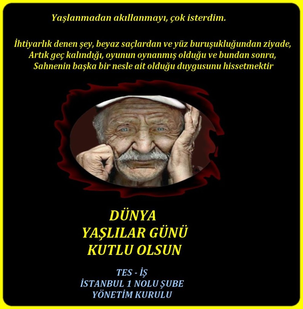 DÜNYA YAŞLILAR GÜNÜ