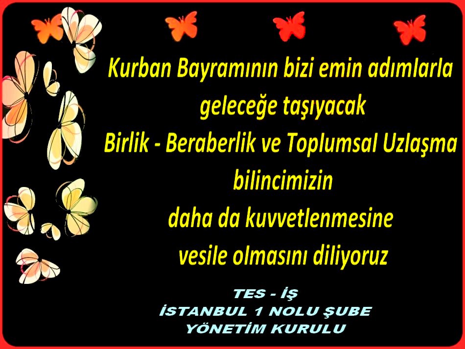 KURBAN BAYRAMI KUTLU OLSUN