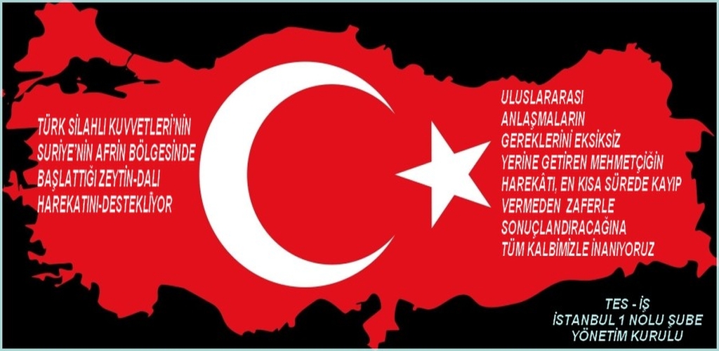 ZEYTİNDALI HAREKATI DESTEK DUYURUSU