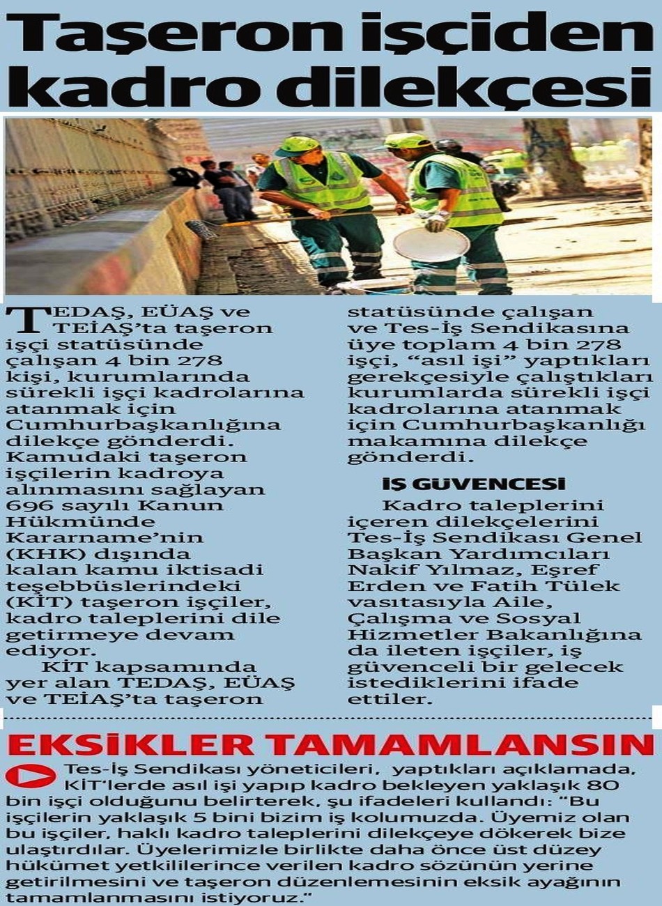 TAŞERONA DİLEKÇE 1